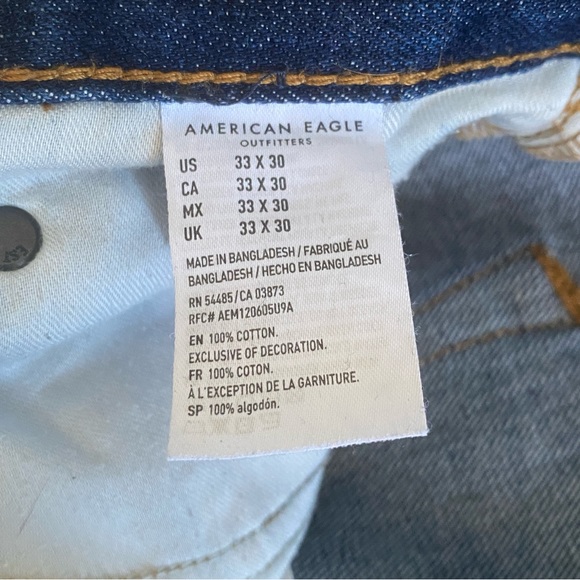 AMERICAN EAGLE ORIGINAL STRAIGHT LEG SIZE 33x30. - Picture 6 of 7